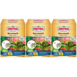3 X 6x10 g Naturen Netzschwefel Mehltau-Pilzfrei