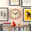 JONES CLOCKS® Tiger Wall Clock | Modern Round Station Clock