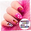 Healvian Heart Shaped Manicure Sequins Nail Art Supplies for DIY