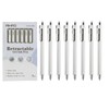 AIHAO Gel Pens, Black Ink 8ct Smooth Writing, Retractable Rollerball