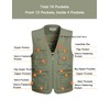 Flygo Mens Summer Outdoor Work Safari Fishing Travel Photo Vest