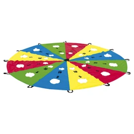 Eduplay 170155 Schwungtuch mit Ziellöchern 400 cm