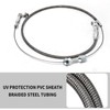 Vkinman 24" Universal Throttle Cable Braided Stainless Steel Throttle Cable