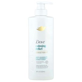 Dove Calming Relief Champú y Acondicionador 2 en 1 Anticaspa con Zinc Piritionado y Aloe Vera, 532 ml