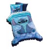 Colchas Concord Colcha Individual Poliester C/funda Stitch Azul Concord