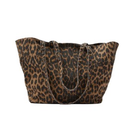 DOTITOY Leopard Print Tote Bags For Women Large-capacity Bag Single-shoulder Sag For Women Large Leopard Print Bag (Leopard Print)