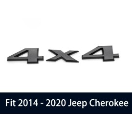 MOPAR 2014-2021 Jeep Cherokee Gray 4X4 Rear Tailgate Emblem Badge Nameplate Oem Mopar