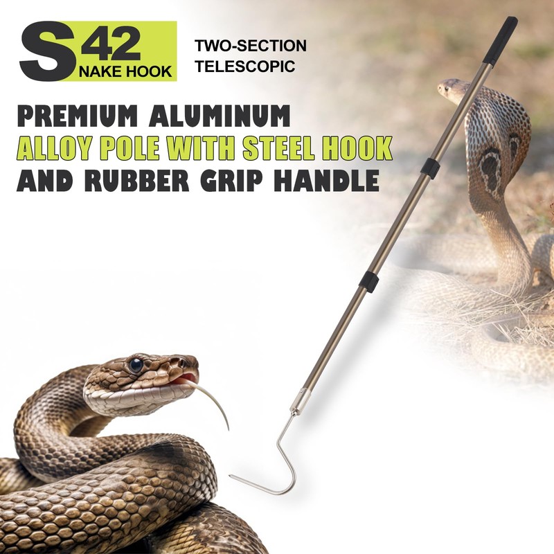 Smarkey Snake Catcher Grabber Hook Handling Tool for Rattlesnake Copperhead