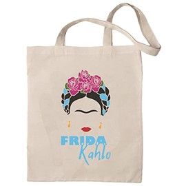rainUP Frida Kahlo Bag Organic Cotton - Tote Bag (Turquoise)