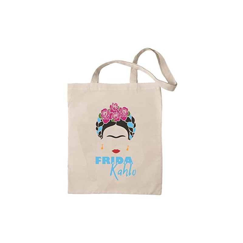 rainUP Frida Kahlo Bag Organic Cotton - Tote Bag (Turquoise)