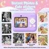 ETIKEZ Instant Print Camera for Kids, HD Digital Camera, Christmas