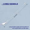 Briout 6 Pieces Bar Spoon, 12 Inches Long Handle Drink