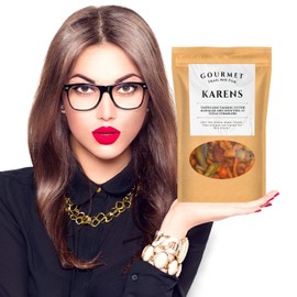 Karens Snack Mix - Karen-Proof Your Snack Game with Gourmet Trail Mix for Karens: Spice Up Mother's Day with Premium Snack Mix and Amusing Karen-Themed Gifts