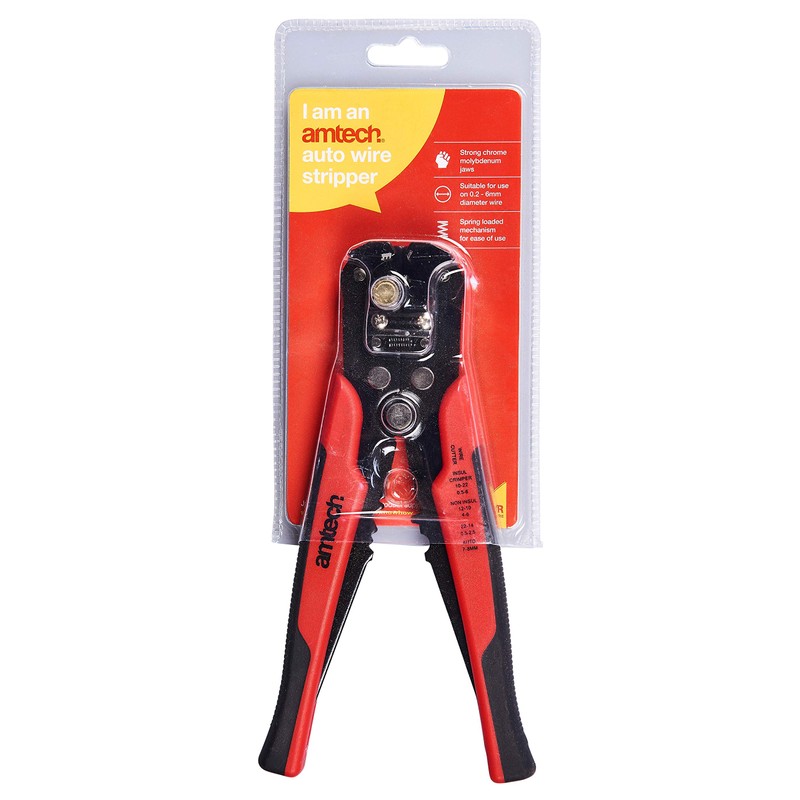Amtech B4285 Automatic Wire Stripper with Crimper
