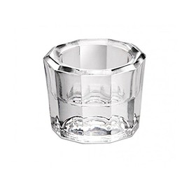 Glass Dappen Dish, Mix Mixing Eyelash Tint, Acrylic Powder Dappen Dish Liquid Glass