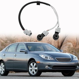 2pcs Engine Knock Sensor & Harness Wire Replacement for 8221948010 8221908010 82219-08010 82219-48010 8615-20090 Fit for 2004-2008 Camry Highlander Sienna Le-xus ES330 RX330 RX400H