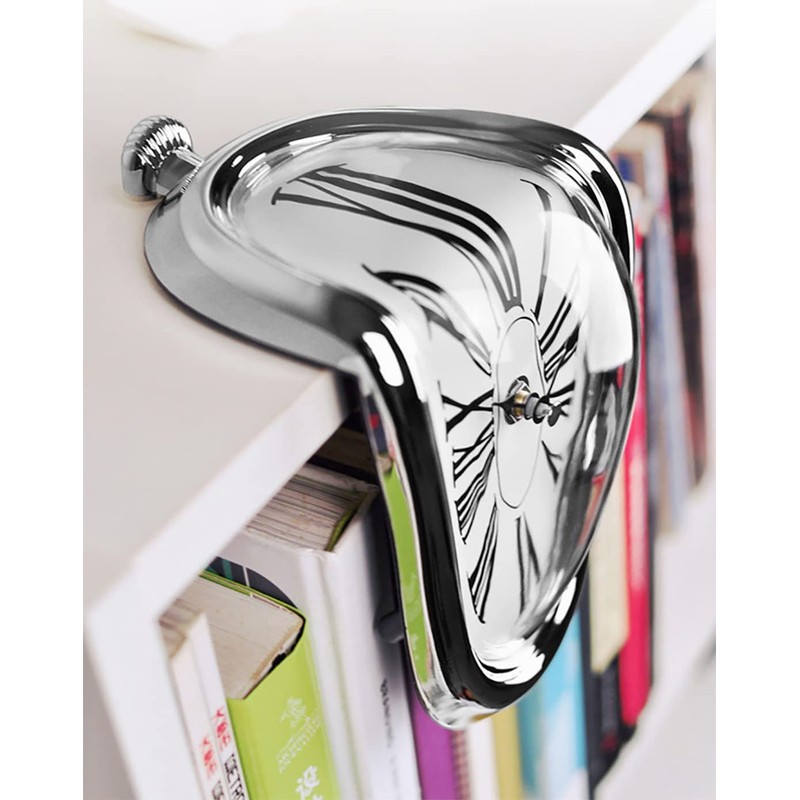 Verve Jelly Melting Clock, Silent Wall Clock, Salvador Dali Clock