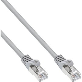 InLine® COSCD Patchkabel TP Cat5e SFTP 1,0m grau 1er