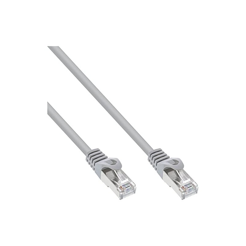 InLine® COSCD Patchkabel TP Cat5e SFTP 1,0m grau 1er