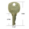 6PCS C415A Keys for Stock Locks Cam Locks Set of