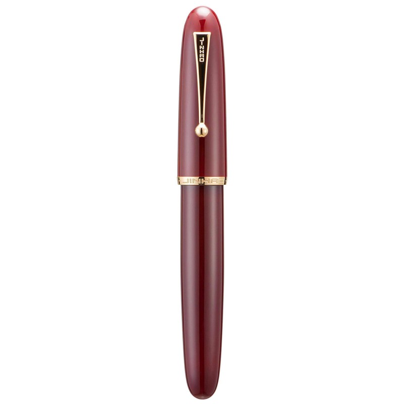Jinhao 9019 Fountain Pen, Dadao Series #8 Medium Nib, Red