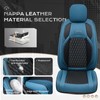 Coverado Blue Front Seat Covers for F150, Full Coverage Waterproof