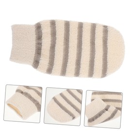 WOONEKY 3pcs Bath Towel Gloves Exfoliating Mitt Shower Deep Exfoliating Bath Mitts Scrub Gloves Exfoliating Shower Mitt Exfoliating Shower Gloves Exfoliating Mitt for Shower Bath Glove