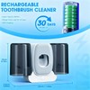Rechargeable Toothbrush Holder,Wall Mounted Automatic Toothbrush Cleaning Tool with Toothpaste