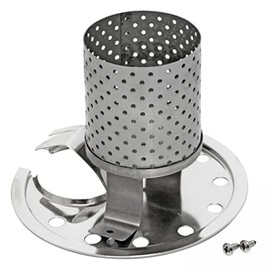 Petromax Radiator and Impact Plate Set HK350/HK500 for Lamps from Year of Manufacture 2000 (Chrome)