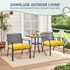 downluxe Outdoor Chair Cushions Set of 2 for Patio Furniture,