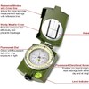Hiking Compass, Military Compass Tactical Survival Navigation Compass Multifunctional Waterproof