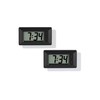 GLOGLOW Ultra Thin Digital Clock, Self Adhesive LCD Digital Electronic