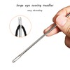 Upholstery Needle, 3 Pcs 12 Inch 3mm Large Eye Sewing