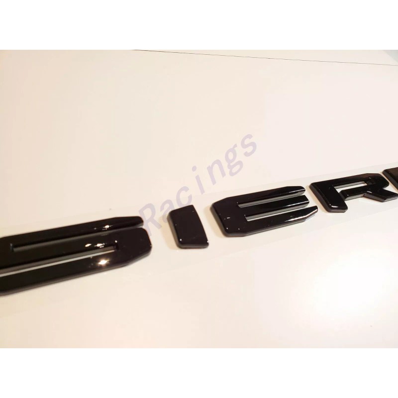 GMC 2PC Set GLOSS BLACK 2019+ GMC SIERRA SLE LETTER