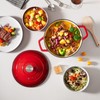 vancasso 6 QT Enameled Cast Iron Dutch Oven with Lid,