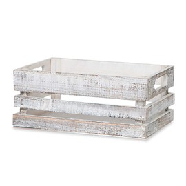 The Lucky Clover Trading Three Slat Wooden Tray with Cutout Handles - 9in