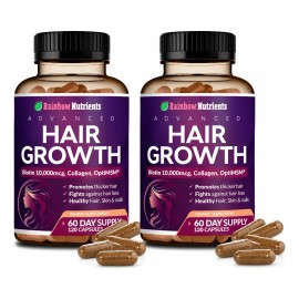 Rainbownutrients Vitaminas Crecimiento Cabello