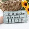 AIBOYA 15 Cavity Bear Silicone Candy Molds Car Wooden Horse