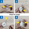 Pckpgon Hand Use Desktop Tape Dispenser, Transparent Plastic Lightweight and