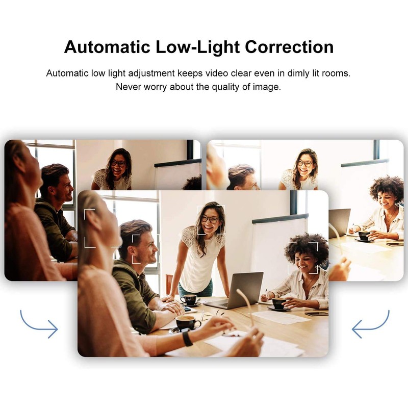 HD Webcam with Microphone, 1080P USB Webcam for Desktop PC