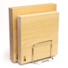Kirin Cutting Board Stand, Stainless Steel, Extra Thick Cutting Board