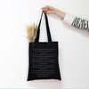 MNIGIU Power-less Book Inspired Gift Dagger and Flower Tote Bag