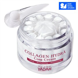 YADA Collagen Hydra Core Cream 50ml Moisturizing Wrinkle Improvement Elasticity Cream / 야다 콜라겐 하이드라 코어 크림 50ml 보습 주름개선 탄력크림