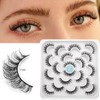 DYSILK Mink Eyelashes Strip Lashes - D Curl Lashes 10