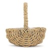 Red Hamper C112 Seagrass Small Seagrass Plastic Lined Shopping Basket