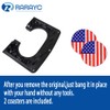 RARAYC Center Console Cup Holder Replacement Cup Pad Black Compatible
