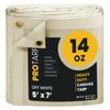 PROTARP Heavy Duty 14 OZ Water Resistant Canvas Tarp, UV