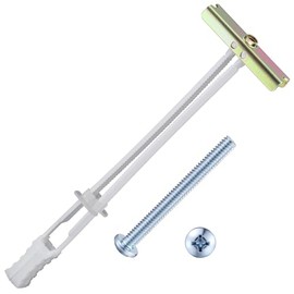 Wensilon (50 pcs) Drywall Anchors 3/16-24, Bolt Anchor, Duty Hollow Wall Anchors