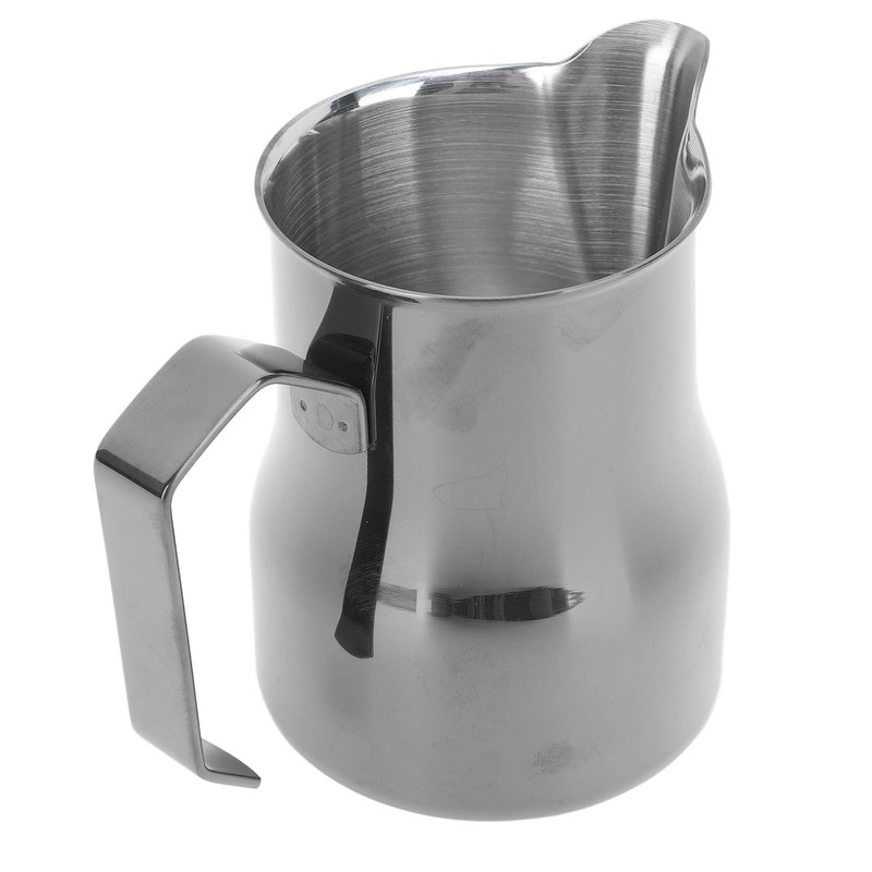 Milk Frother Cup 350ml 304 Stainless Steel Pointed Mouth Foaming