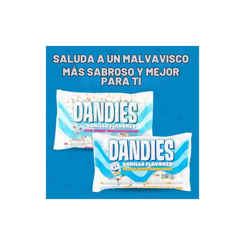 Dandies Minis - Malvaviscos veganos 10 Ounce (Pack of 2)